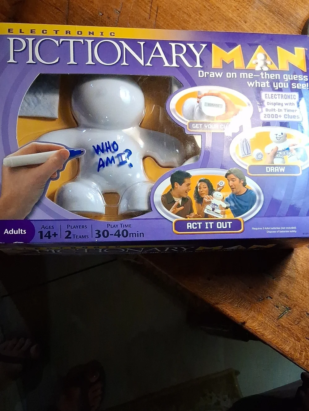 Man Electronic Party Game - White